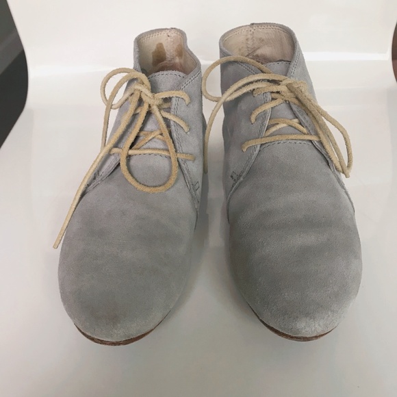 Sorel gray suede desert boots lace up - Picture 3 of 8